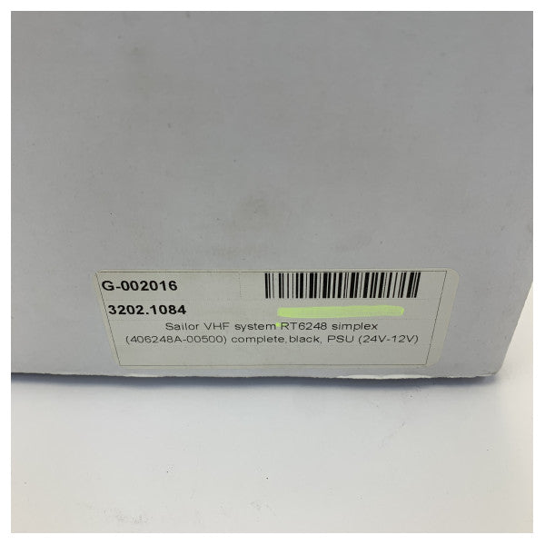 コブハムセーラー 6248 プロフェッショナル マリン VHF ラジオ ブラック - 406248A-00500