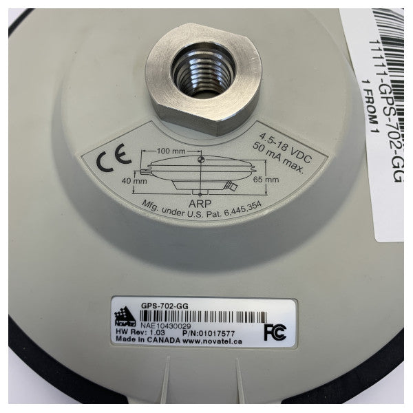 KORIŠTENI Novatel GPS-702-GG Dual-Frequency GPS + GLONASS Pinwheel Antena