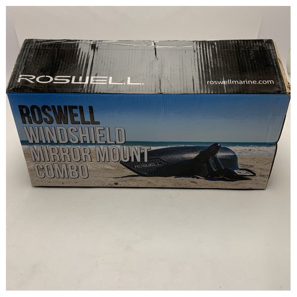 Roswell C910-0061 Holdbar maritim frontrute speilmontering kombinasjon