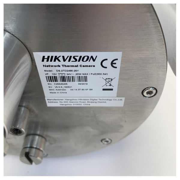 Hikvision DS-2TD2466-25Y Thermal Camera Explosion Proof Security 640 x 512