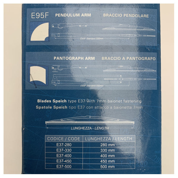 Speich Marine Grade 12V Waterproof Wiper Motor 30 mm - ES1264