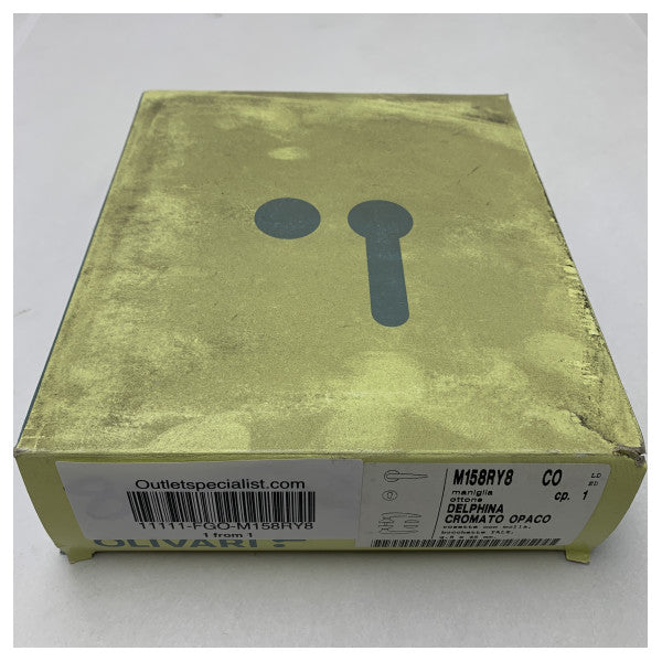 Χρωμιωμένο χερούλι πόρτας Olivari M158RY8 - Ανθεκτικό, ανθεκτικό στη διάβρωση, μοντέρνο σχέδιο για θαλάσσια χρήση