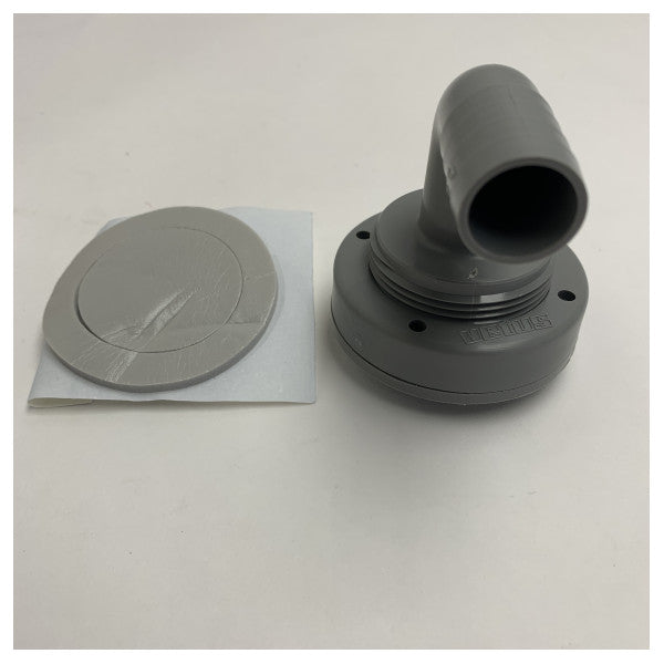 Vetus slangeforbindelse – 19 mm højre vinkel til fleksible tanke - FT19B