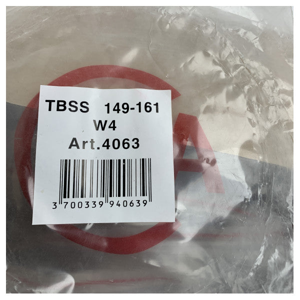 Aston TBSS Rustfritt Stål Slangeklemme 149 - 161 mm - W4 - 4063