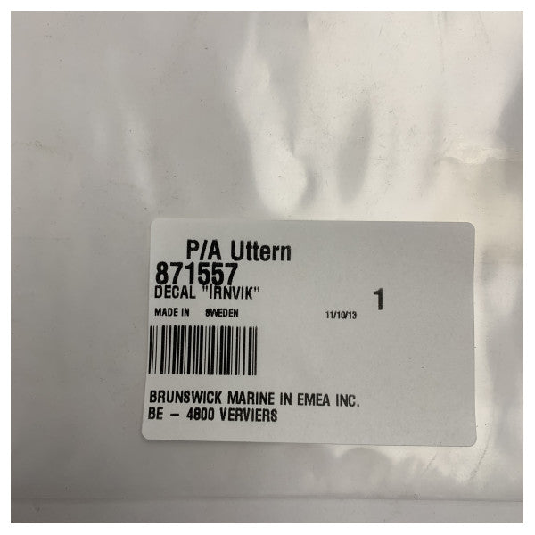 Uttern ørnvik 570mm Marine Båd Decal Sæt af 2 - 871557