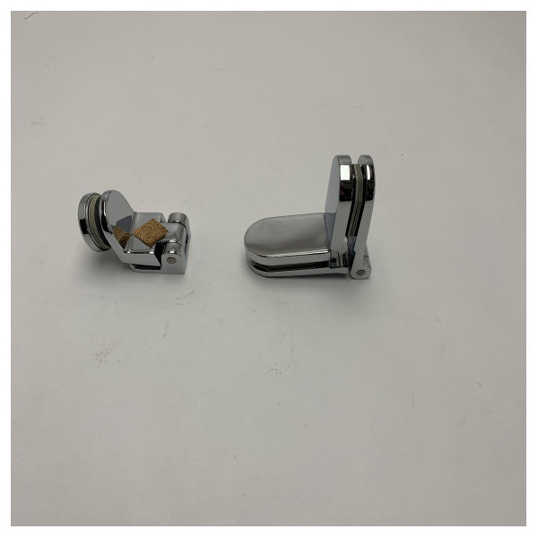 Marine Grade Chrome-Plated Glass Door Coupling Hinge - 3062.30.0