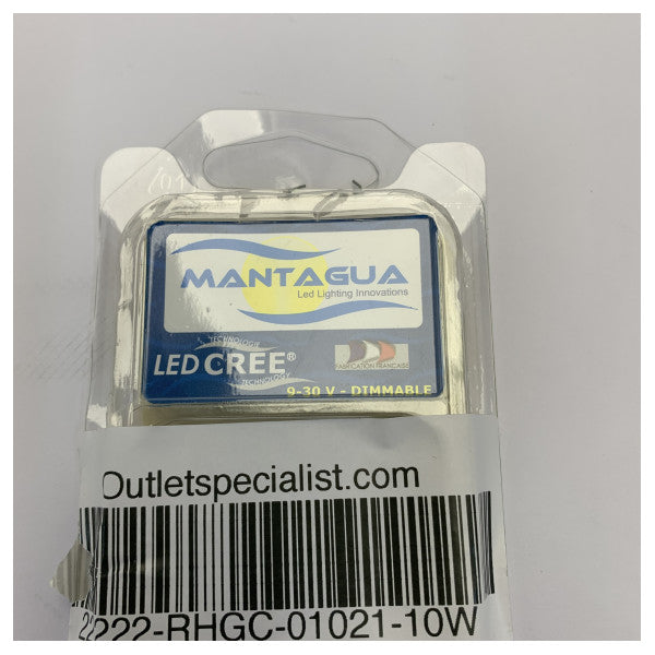Mantagua 01021 LED Lamp G4 Horizontal 10W Cool White 90 Marine Lighting