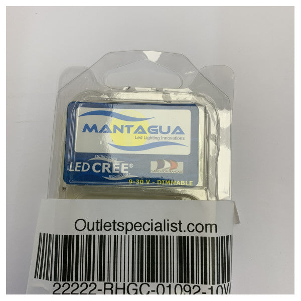 Mantagua G4 LED Lamp 10W Warm White CREE Vertical Marine Lighting 01092