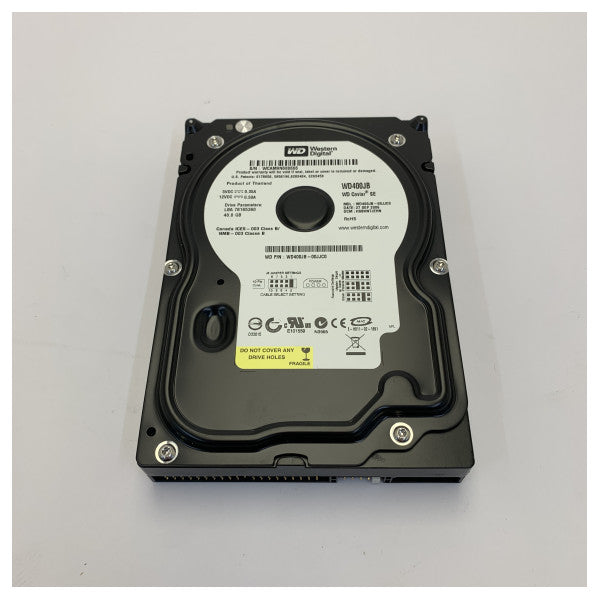 Western Digital WD400BB 40GB Disco Rígido Interno 7200rpm IDE 3.5 Polegadas