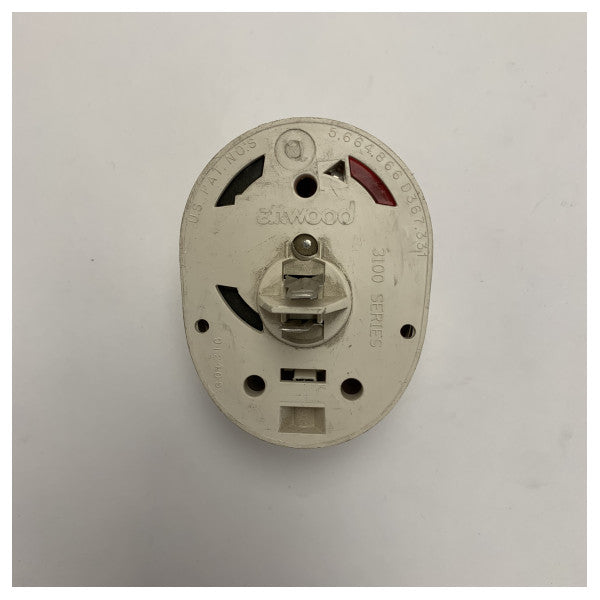 アットウッド クアサー デッキマウント RED ナビゲーションライト ホワイトハウジング - 1/FEU/ROUGE31