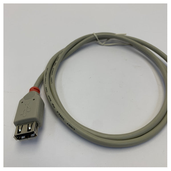 USB 2.0 подовжувач - USB-A чоловічий до USB-A жіночий - 1м білий