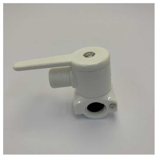 AC Antennas N254F حامل تثبيت على السكة - حامل هوائي PVC - 1 بوصة 14TPI - معدات يخت بحرية