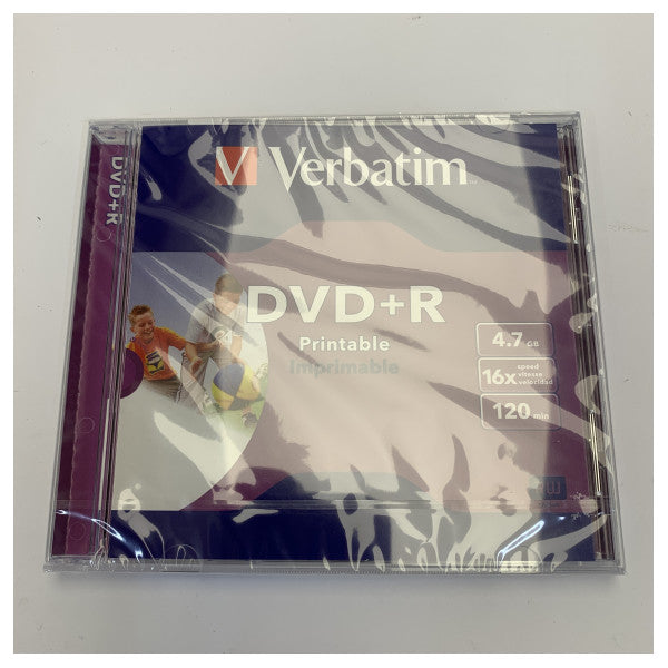 Verbatim 43508 DVD+R 4.7GB 16X do nadruku atramentowego - 10 sztuk w etui Jewel Case