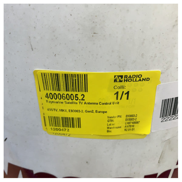 UŻYWANY system antenowy telewizji satelitarnej Raymarine 45STV MKII - E93003-2 Gen2 UE