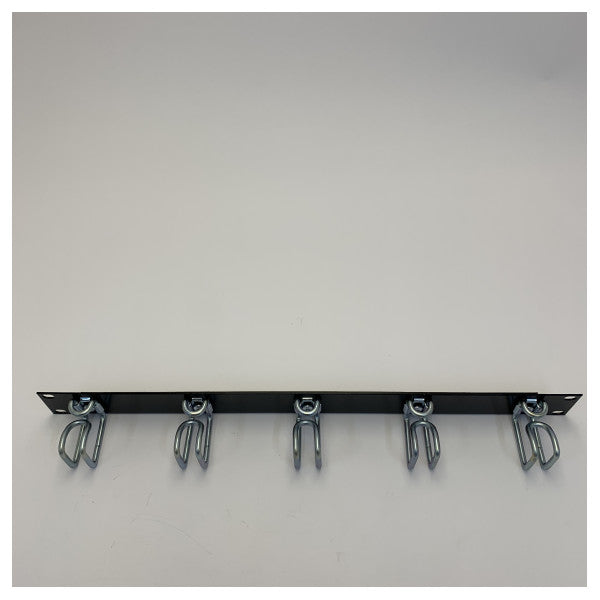Rittal DK 5502.205 Manøvreringspanel med 5 manøvreringsøjer - 1U - galvaniseret stål