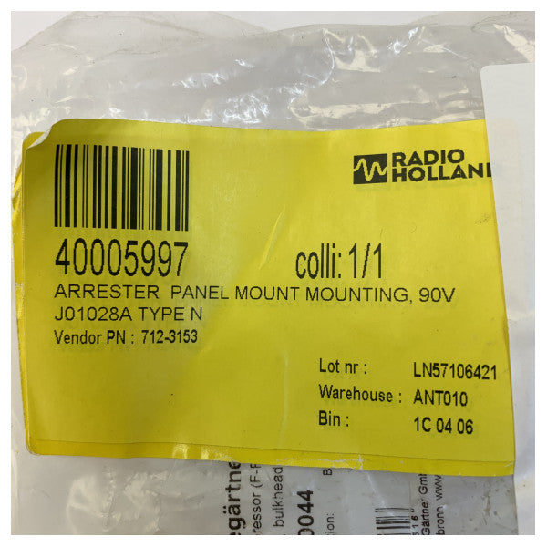Telegärtner Surge Suppressor N-type hun 90V arrester J01028A0044