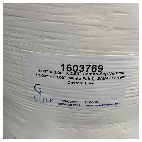Centek Combo-Sep Marine Udstødningsdæmper Separator - 4 x 3 x 2.5 Tommer - 1603769
