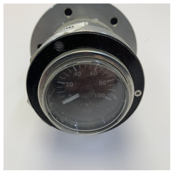 Visuell nivåsensor i rostfritt stål D100 L375 - 002-3373