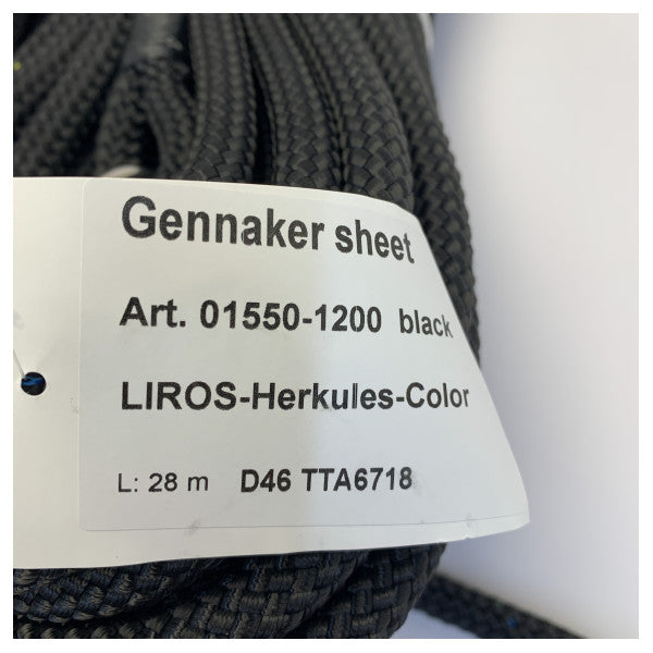 Liros Herkulus Color 29 Gennaker-repset - 2x 28M svart + 1x 50M röd
