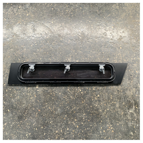 Lewmar Hanse 385 tylne okno nadbudówki - czarne - okno łodzi - 30234500