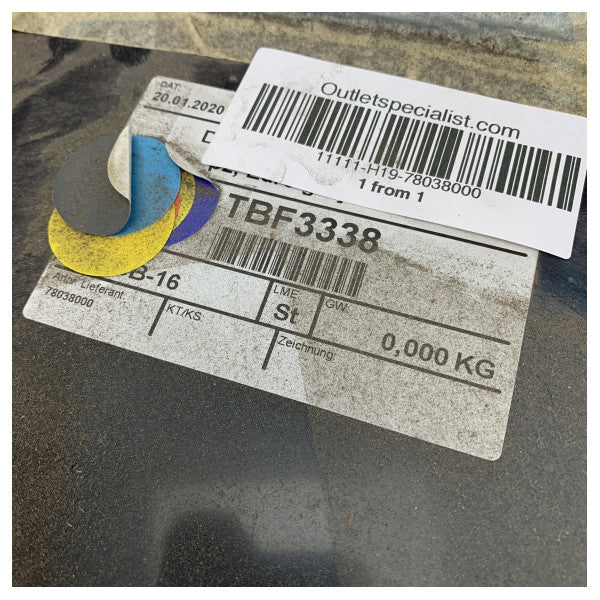 Lewmar Trend Marine Fixed Roof Window P2 Euro Grey 10mm - Hanse Yachts 130376