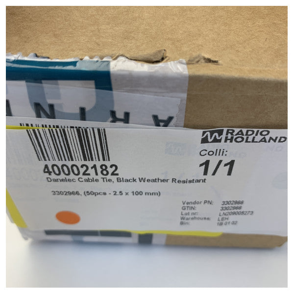 Danelec 3302966 Opaski kablowe 2x 50 szt.