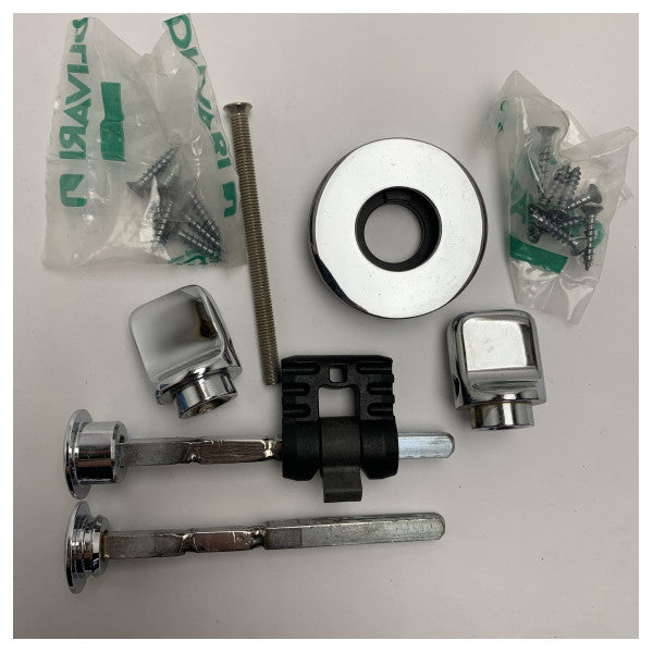 تركيبات الأبواب النحاسية النحاسية المطلية بالكروم من أوليفاري مارين للقوارب والسفن - H106V6