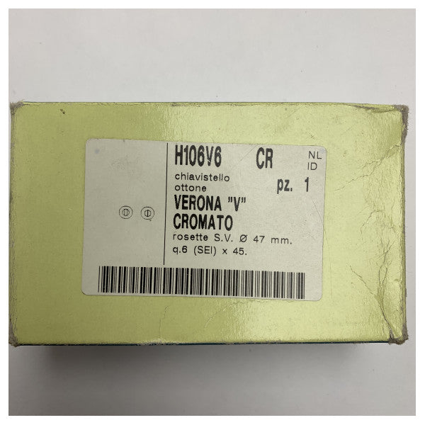 تركيبات الأبواب النحاسية النحاسية المطلية بالكروم من أوليفاري مارين للقوارب والسفن - H106V6