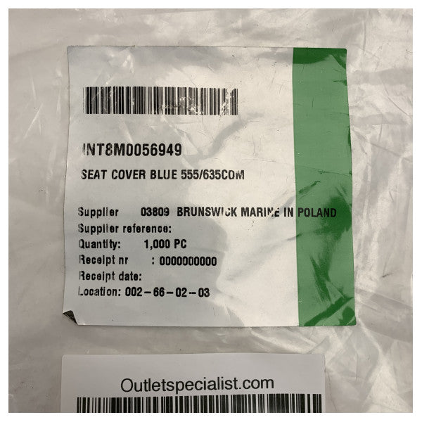 Housse de siège pilote Quicksilver 555 et 635 bleu marine - 8M0056949