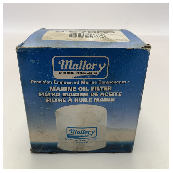 Mallory 9-57806 чорний гвинт на масляний фільтр