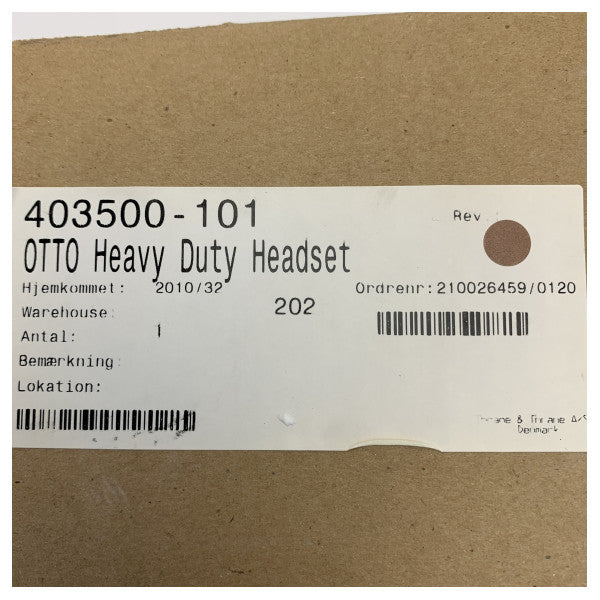 OTTO Heavy Duty Headset V4-10747 - Marine & Industrial - Parte 403500-101