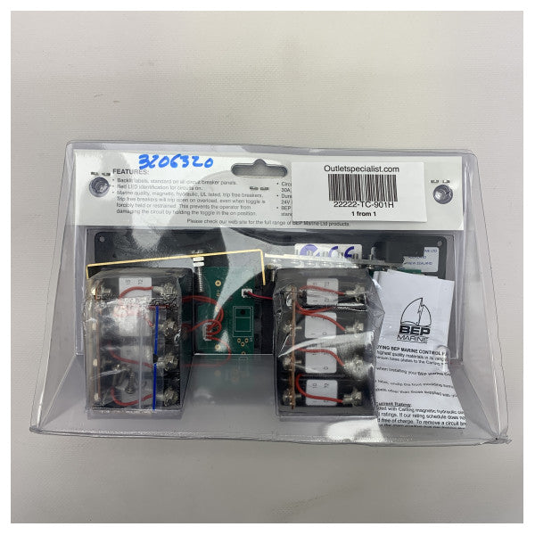 BEP 8-funktioners elektrisk afbryderpanel DC 12V - 901H