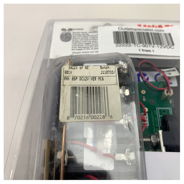 Πίνακας διακοπτών BEP DC 12V 8 λειτουργίες - 901V-12VDC