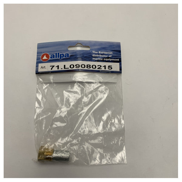 Allpa 71.L09080215 Anode résistante à la corrosion pour moteur Lombardini groupe électrogène Paguro