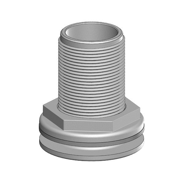 TruDesign Tru-Hull 1-инчов пластмасов изход бял - 90423