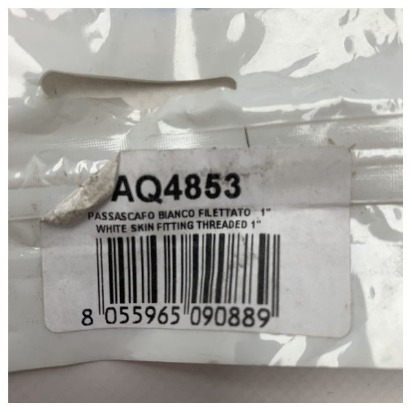 TruDesign Tru-Hull 1-инчов пластмасов изход бял - 90423