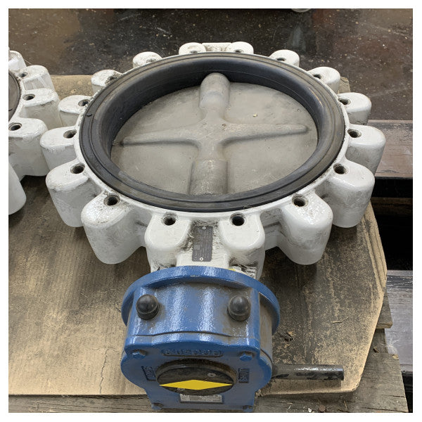 Rotork-Gears Zawór motylkowy Lug DN400 PN6 RINA biały - osprzęt jachtowy