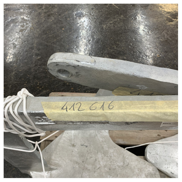Trefoil Anchor 80 kg in ghisa zincata - Ferretti Group