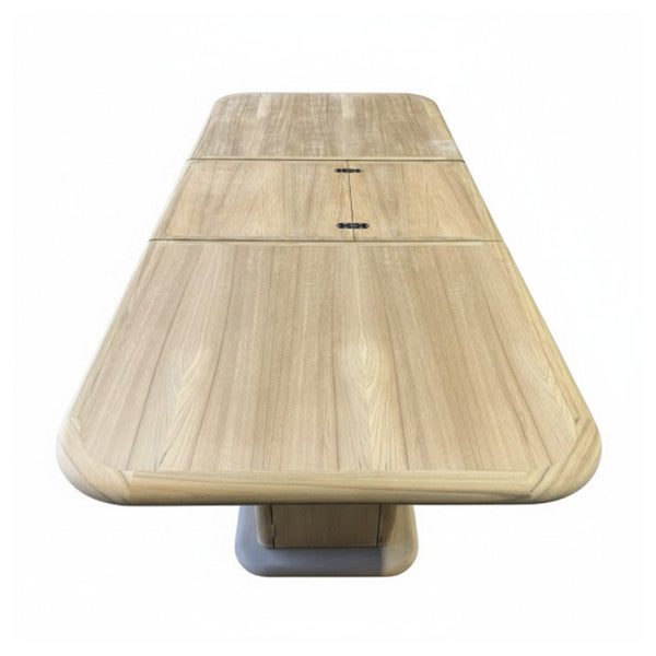 Table de cockpit en teck extensible Ferretti Yachts - 27482