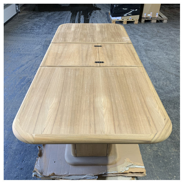 Table de cockpit en teck extensible Ferretti Yachts - 27482