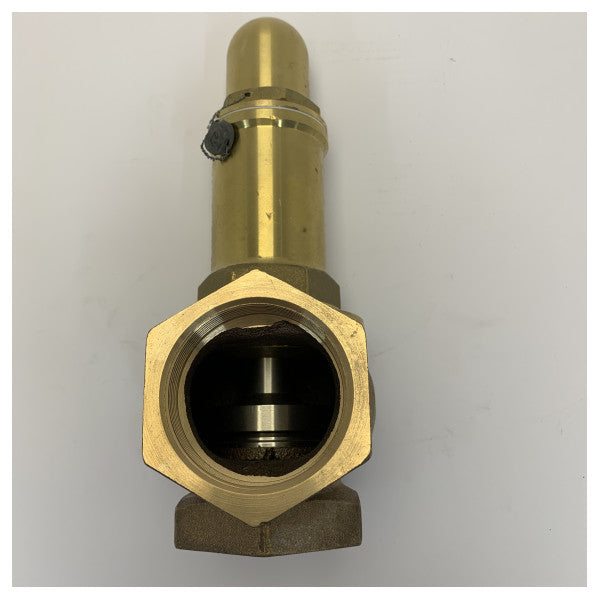 F.lli Pedretti Safety - Trykkluftventil 2 Tommer - 1 Bar Messing