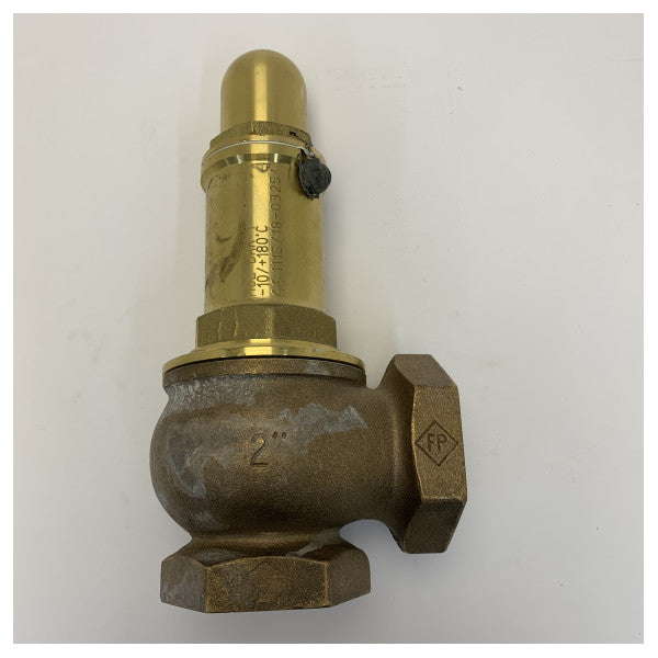 F.lli Pedretti Safety - Trykkluftventil 2 Tommer - 1 Bar Messing