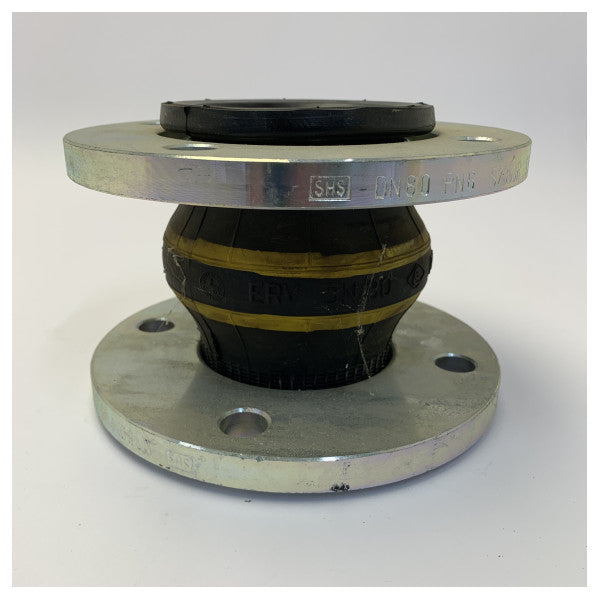 SHS Rubber Compensator DN80 PN6 Flexible Expansion Link