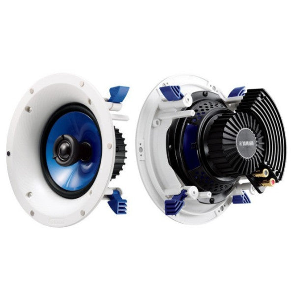 Kit de haut-parleurs audio marin Yamaha NS-IC600 blanc encastré - 6,5 pouces - 110W