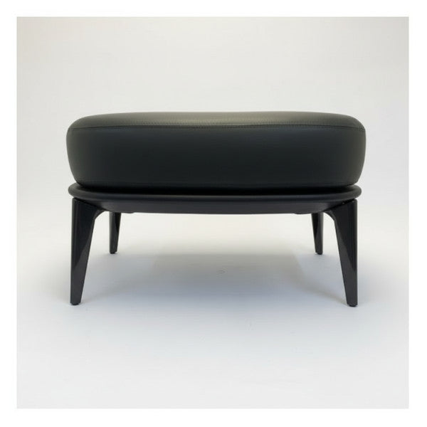 ミノッティ レスリー ベルジェール レザー プーフ - アスペン 26 - ブラック