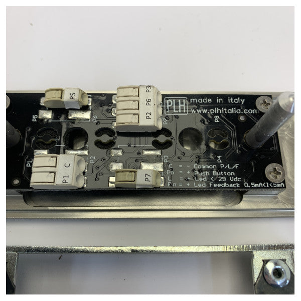PLH Slim 3R Horizontal Switch Panel - Luxe Yacht Hardware