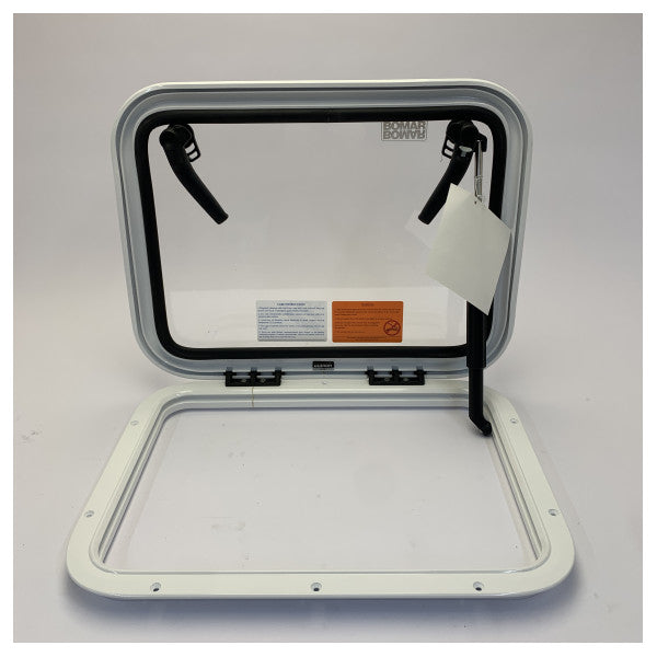 Bomar Deck Hatch Low Profile White - 315x445 mm - N1029-10P