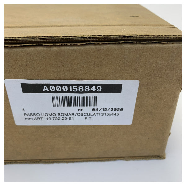 Bomar Deck Hatch Low Profile White - 315x445 mm - N1029-10P