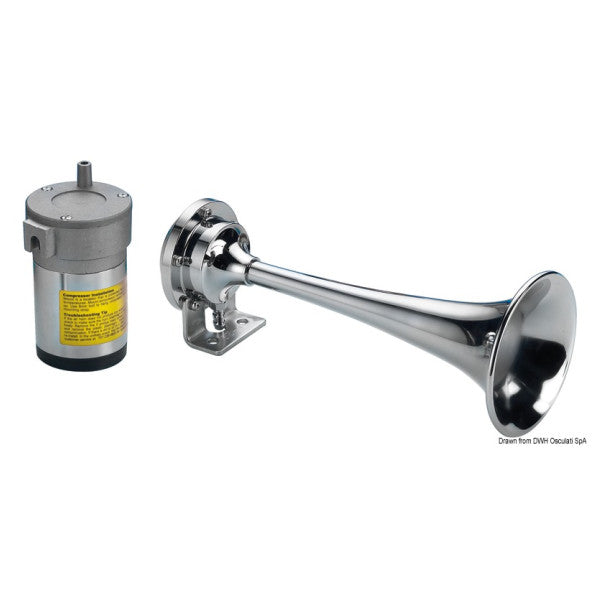 Osculati Marco Ηλεκτρική Αεροκόρνα 24V - Πιστοποιημένη από RINA - Χρώμιο - 21.442.24