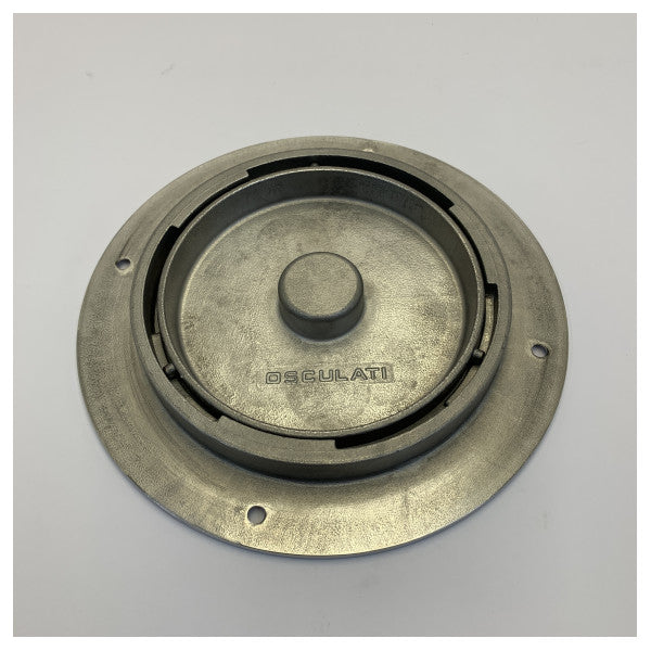 Inspeção de Abertura Osculati Redonda em Aço Inoxidável D 120 mm - 20.100.40